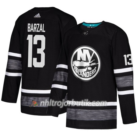 Män Ishockey New York Islanders tröja Mathew Barzal 13 Svart 2019 All-Star Adidas Authentic Män Ishockey New York Islanders tröja Mathew Barzal 13 Svart 2019 All-Star Adidas Authentic